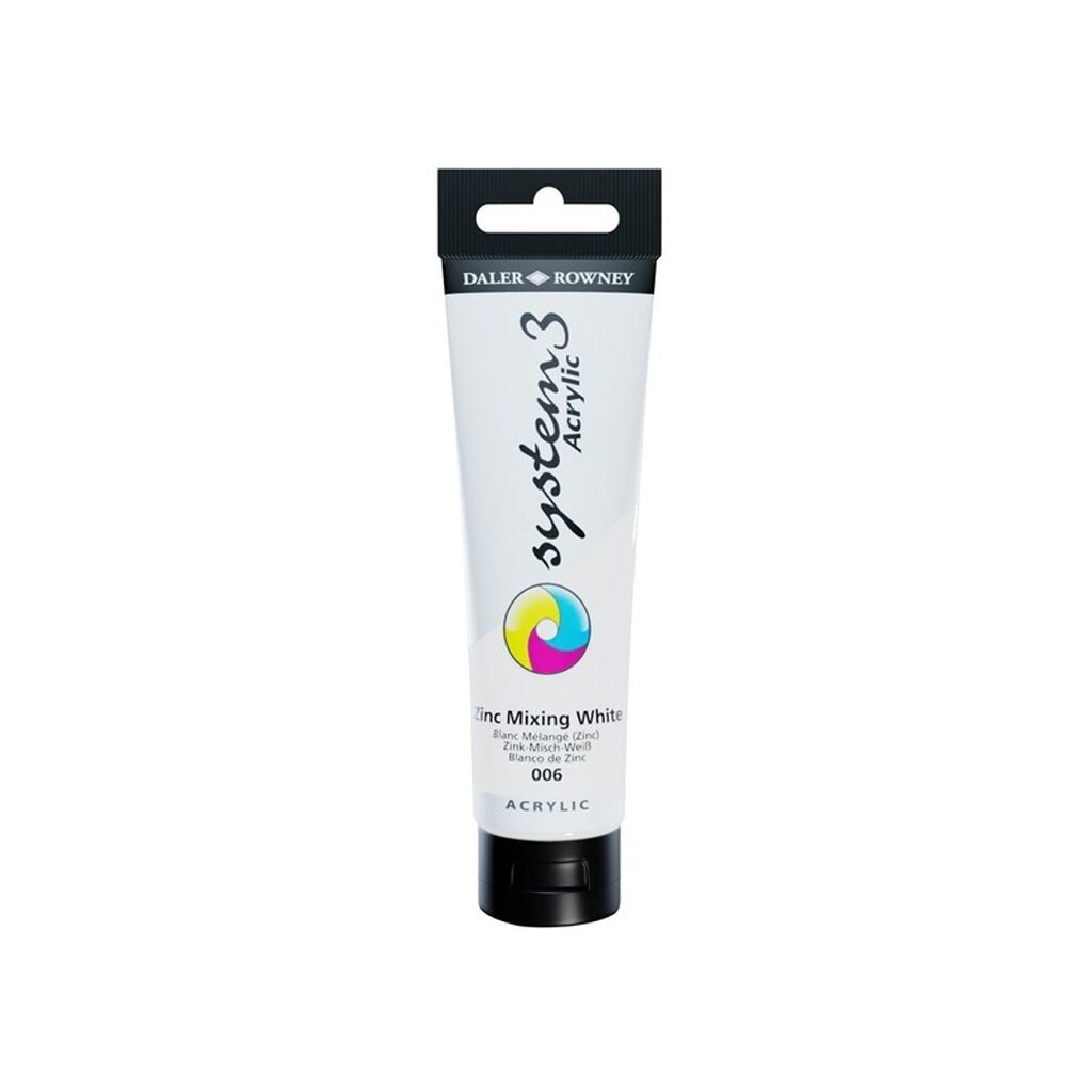 Daler-Rowney System3 150 ml Zinc Mixing White