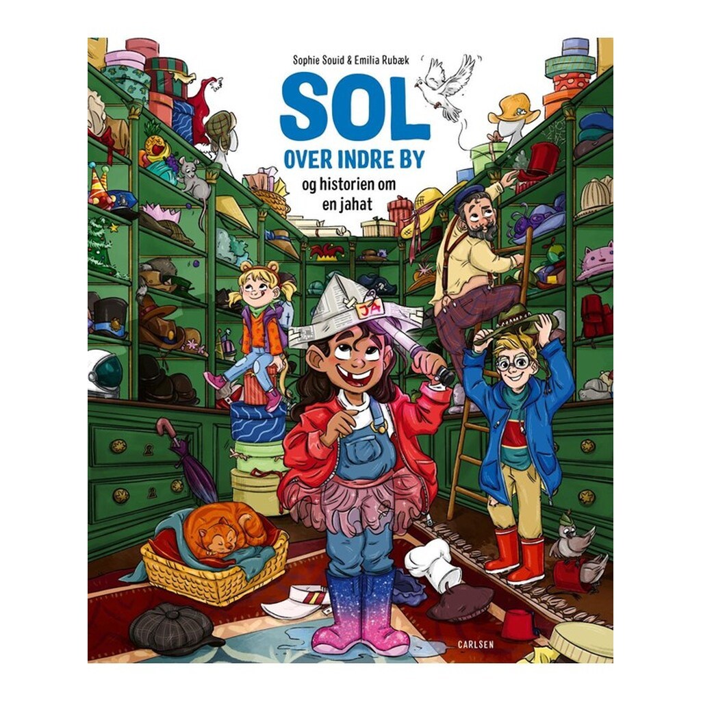 Sol over indre by og historien om en jahat - Børnebog - Hardcover