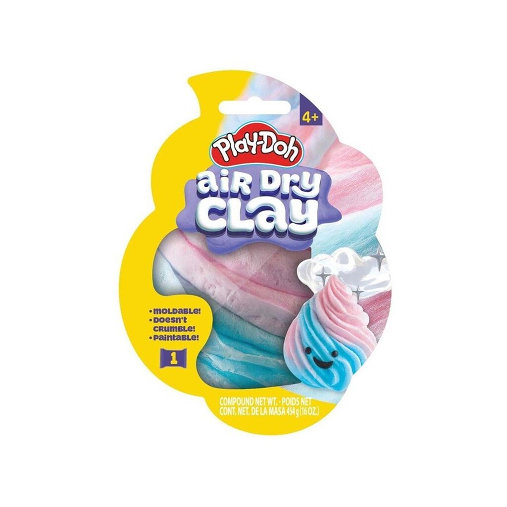 Play-Doh Air Dry Clay Shaped Bag Cotton Candy