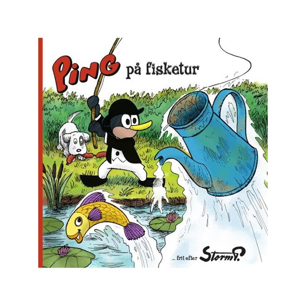 Storm P. - Ping på fisketur - Børnebog - Hardcover