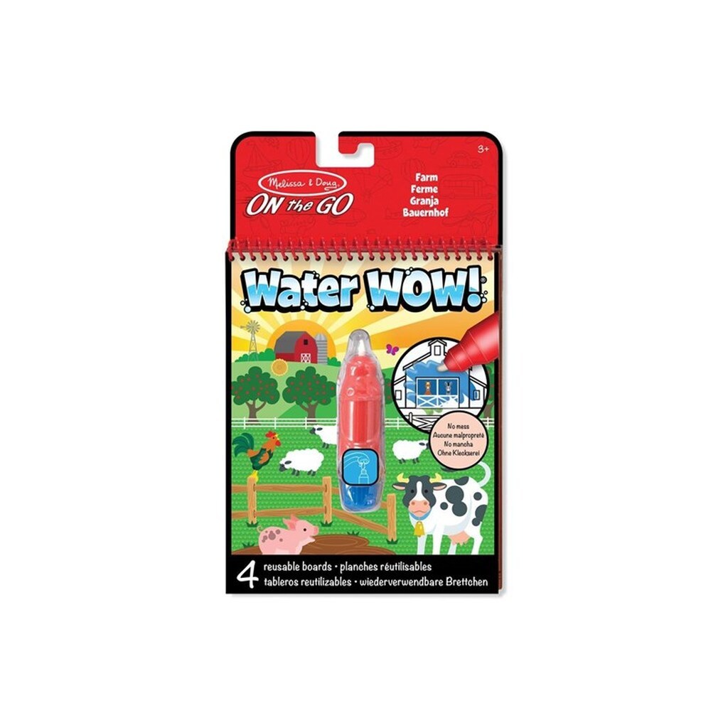 Melissa &amp; Doug Water WOW! ON the GO - Farm