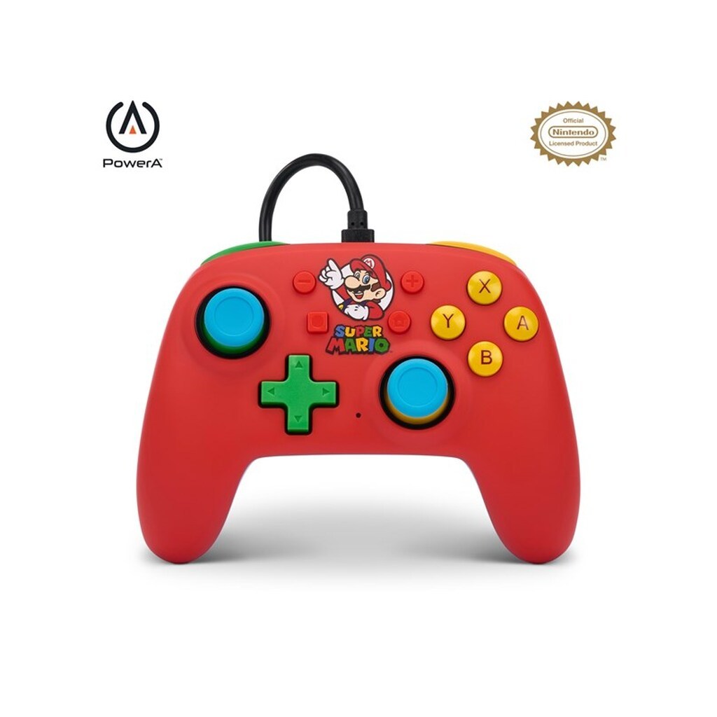 PowerA Nano kablet controller til Nintendo Switch - Mario Medley - Wired Controller - Nintendo Switch
