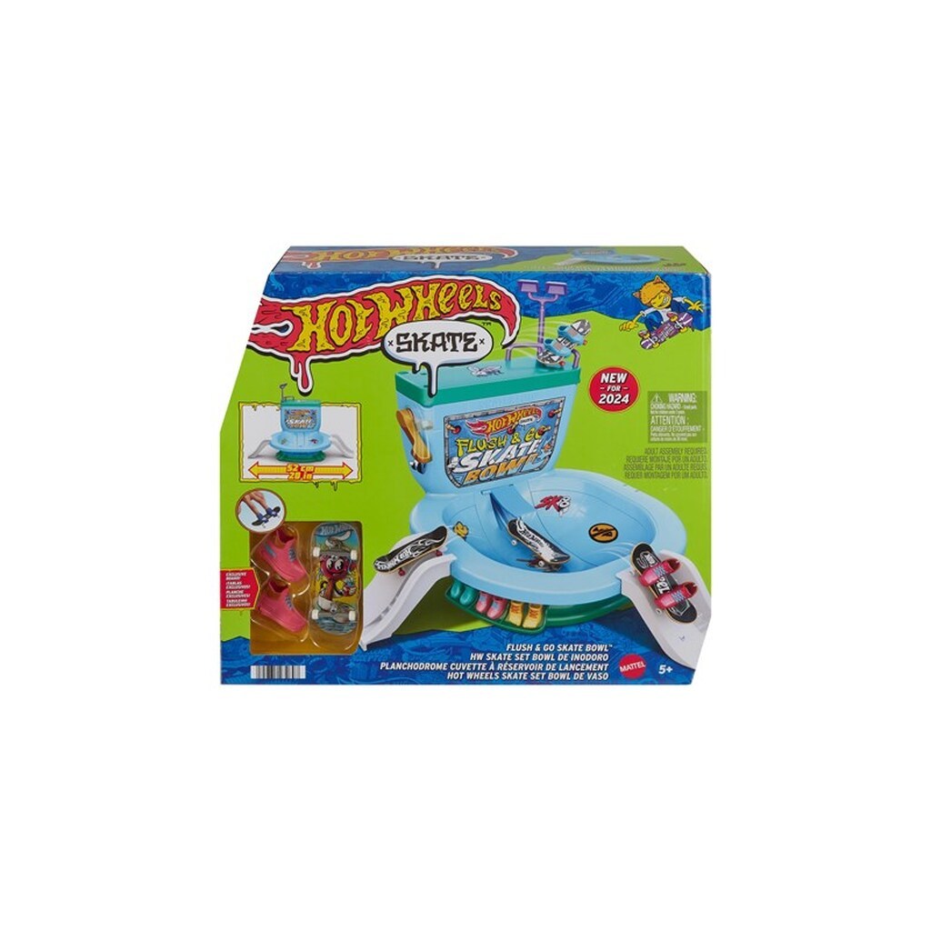 Hot Wheels Skate - Flush &amp; Go Skate Bowl