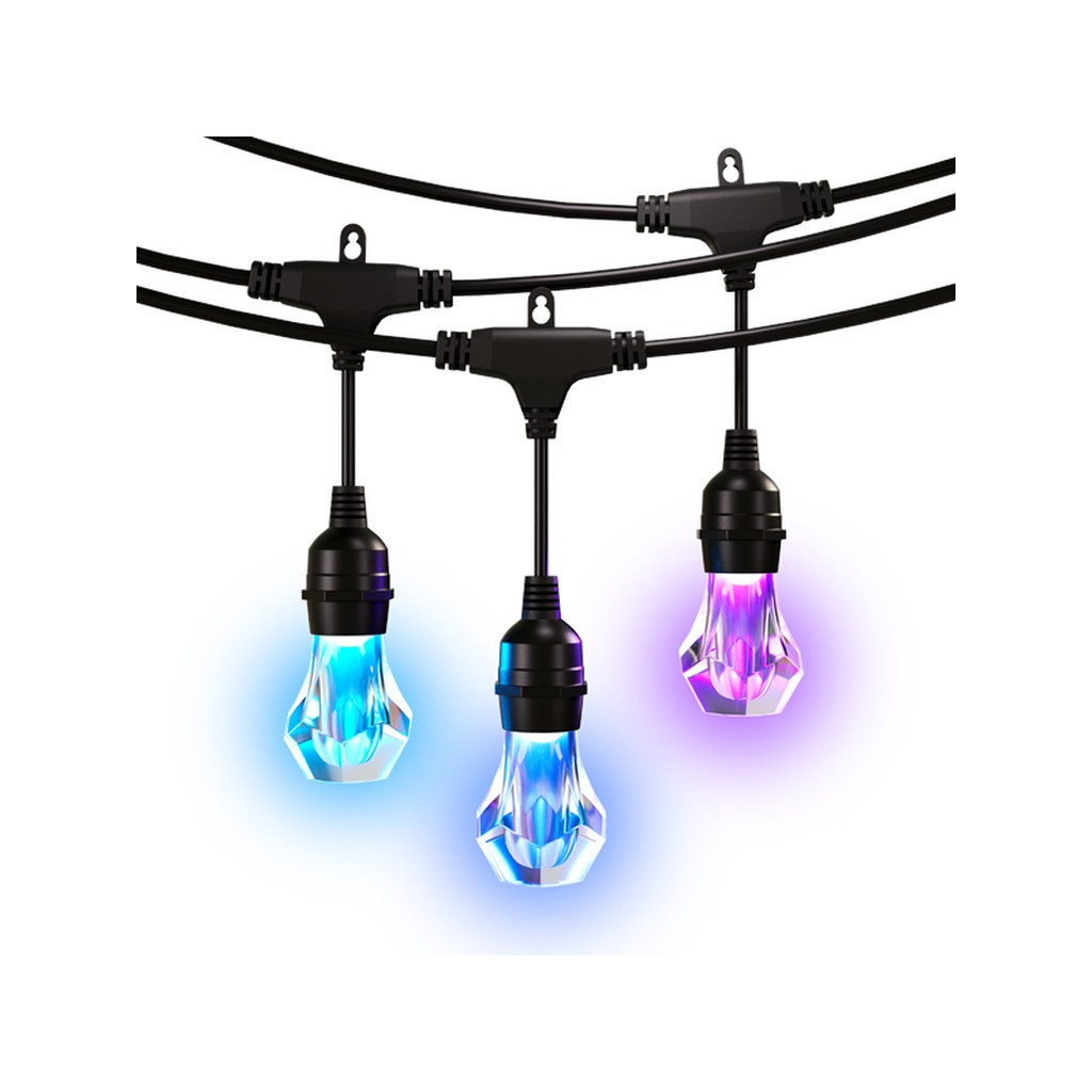 Nanoleaf Essentials Matter Smart Multicolor Outdoor String Lights Expansion Pack - 15 m