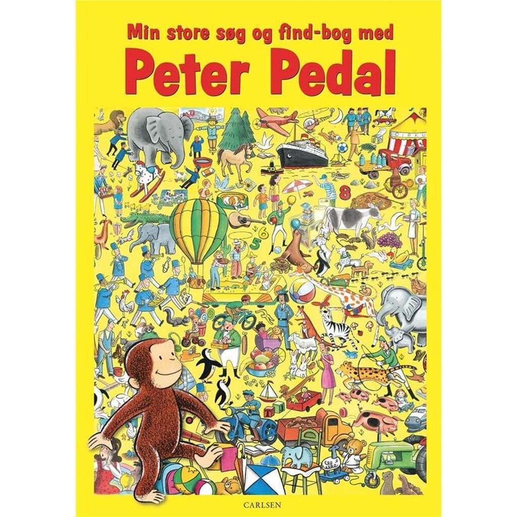 Min store søg og find-bog med Peter Pedal - Børnebog - Hardcover