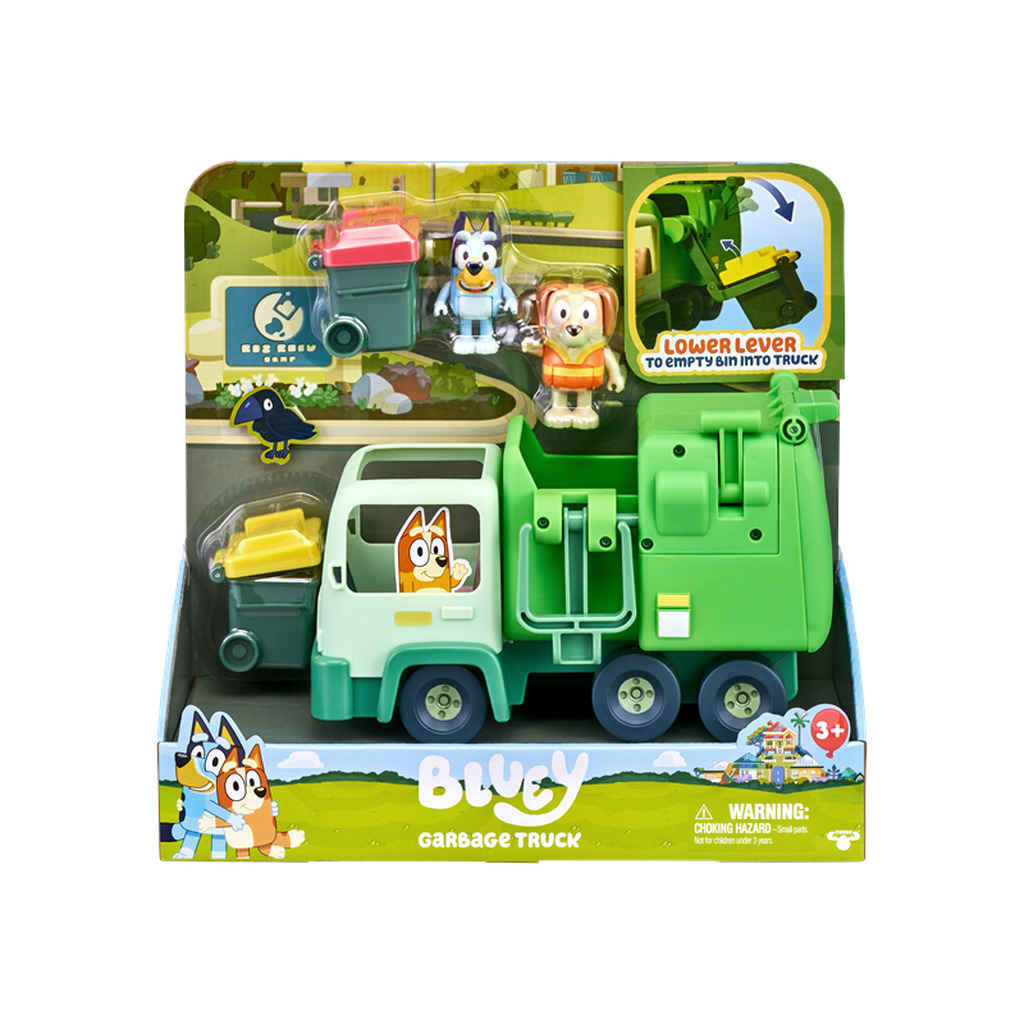 Bluey Skraldebil med figurer
