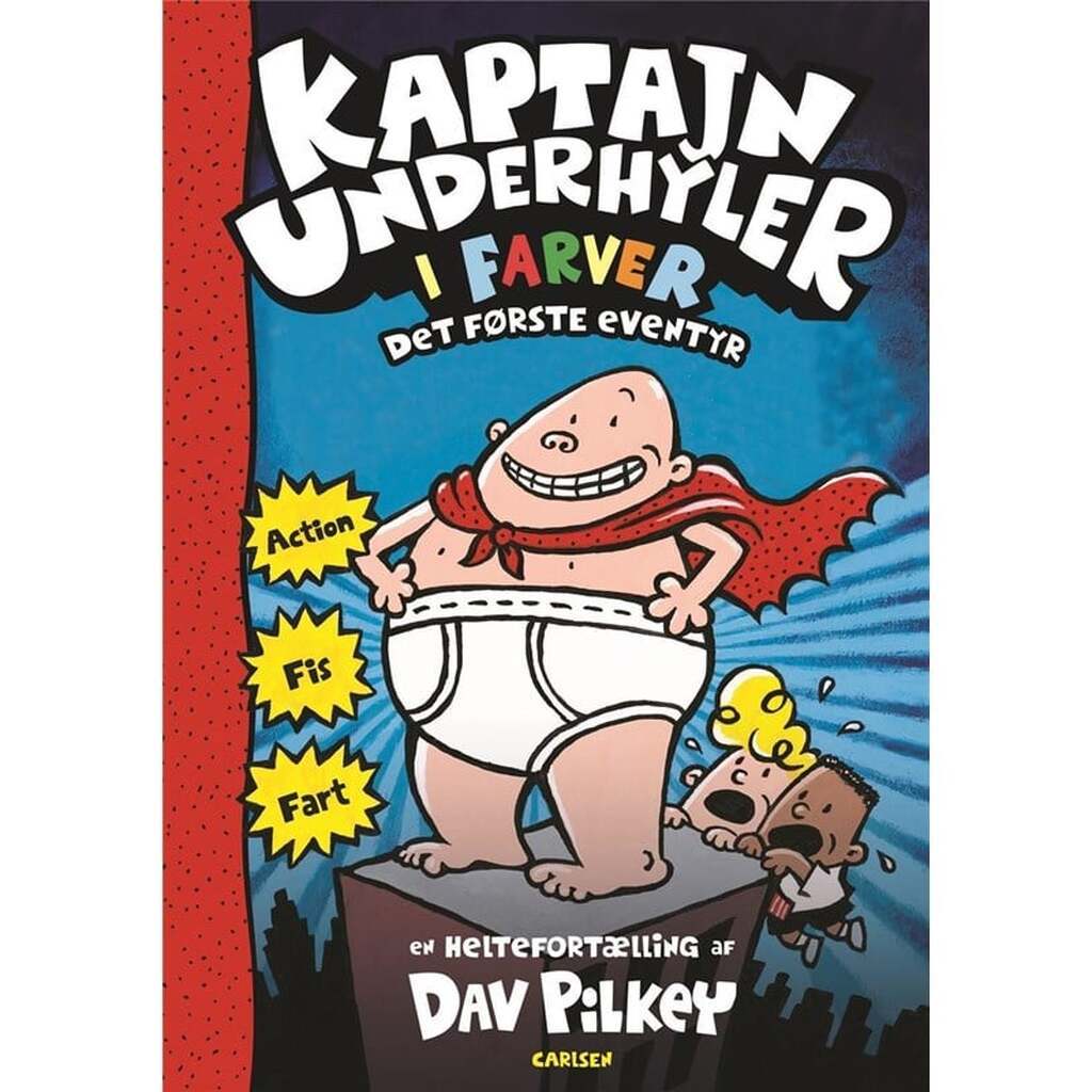 Kaptajn Underhyler i farver (1) - Kaptajn Underhyl - Børnebog - Hardcover