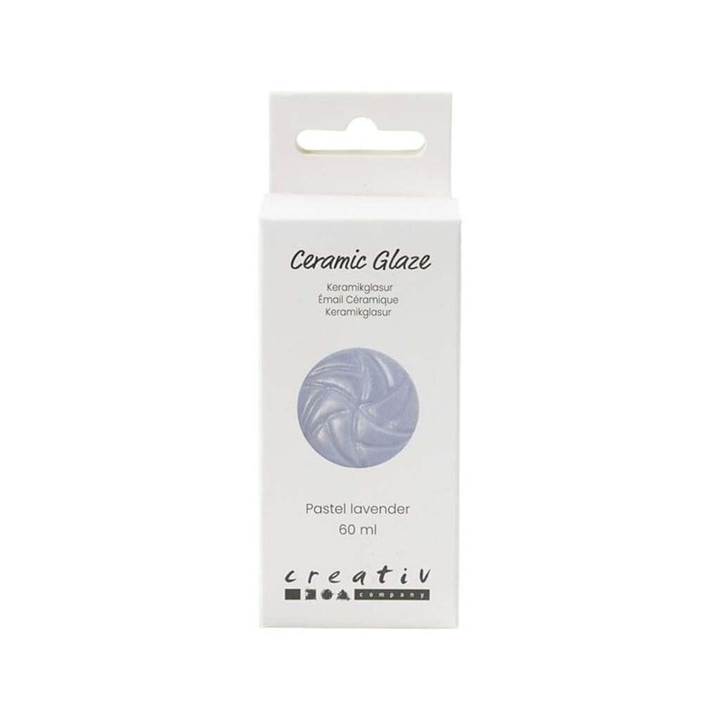 Creativ Company - Ceramic Glaze 984-1101 C Opaque Pastel Lavender - 60ml