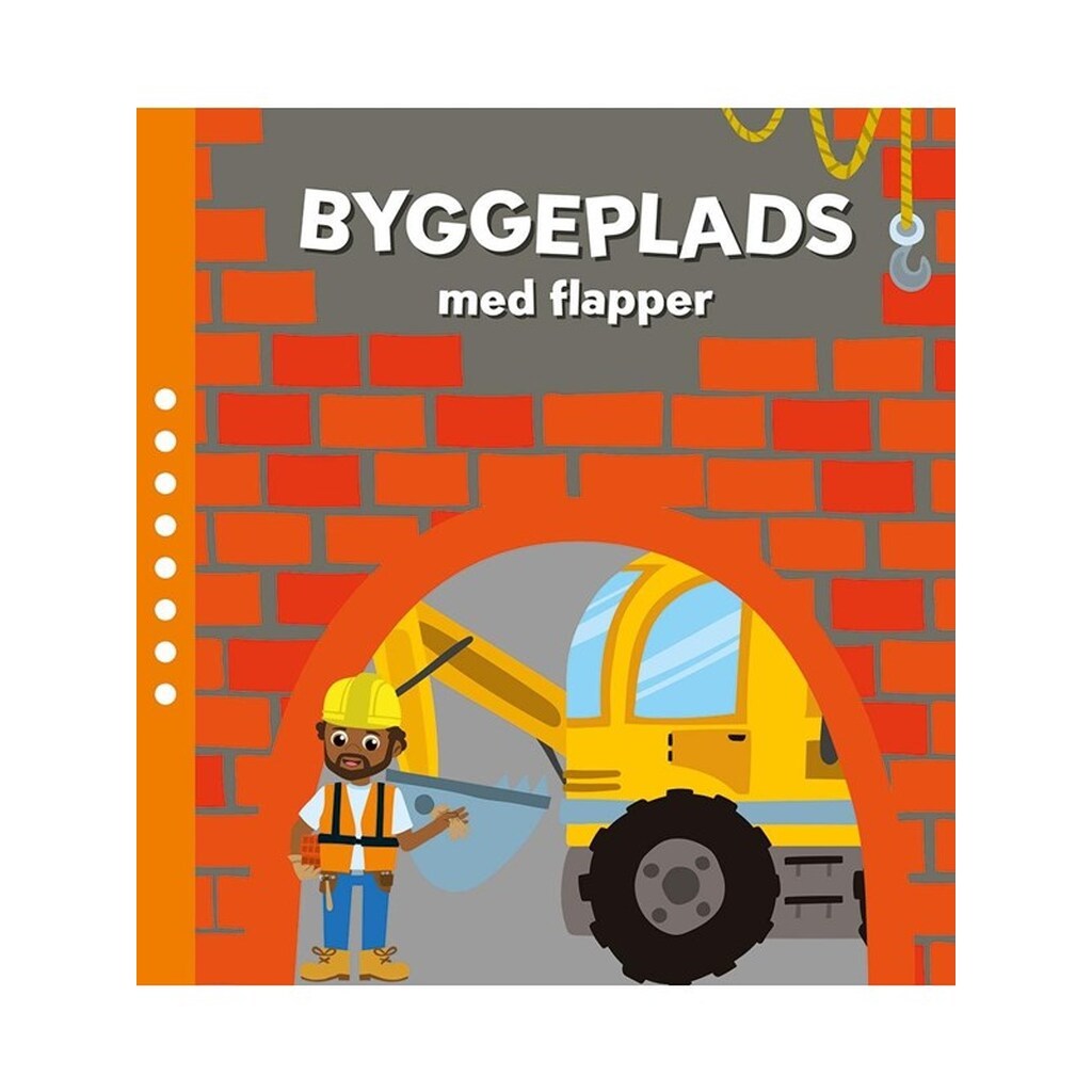 Min byggeplads med flapper - Børnebog - Papbog