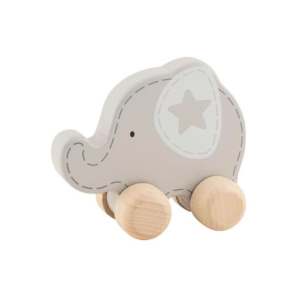 Goki Wooden Push Figure Elephant