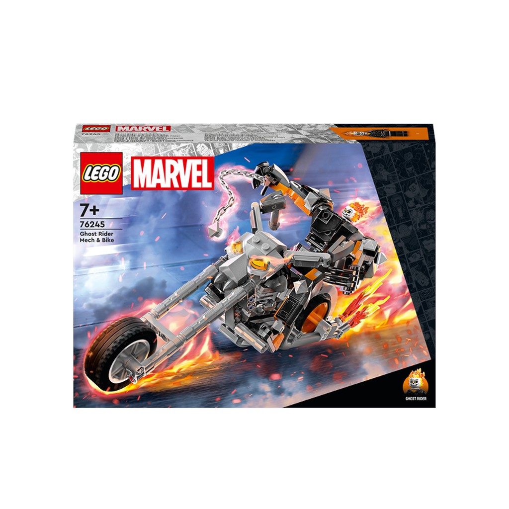 LEGO Super Heroes Marvel 76245 Ghost Riders kamprobot og motorcykel