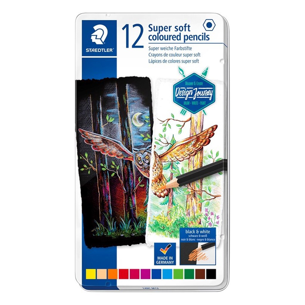 Staedtler Supersoft Farveblyant 12 Stk. 100% PEFC