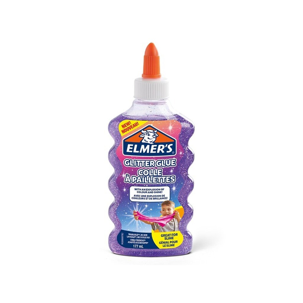 Elmer&apos;s PVA Glitter Glue | Lilla | 177 ml