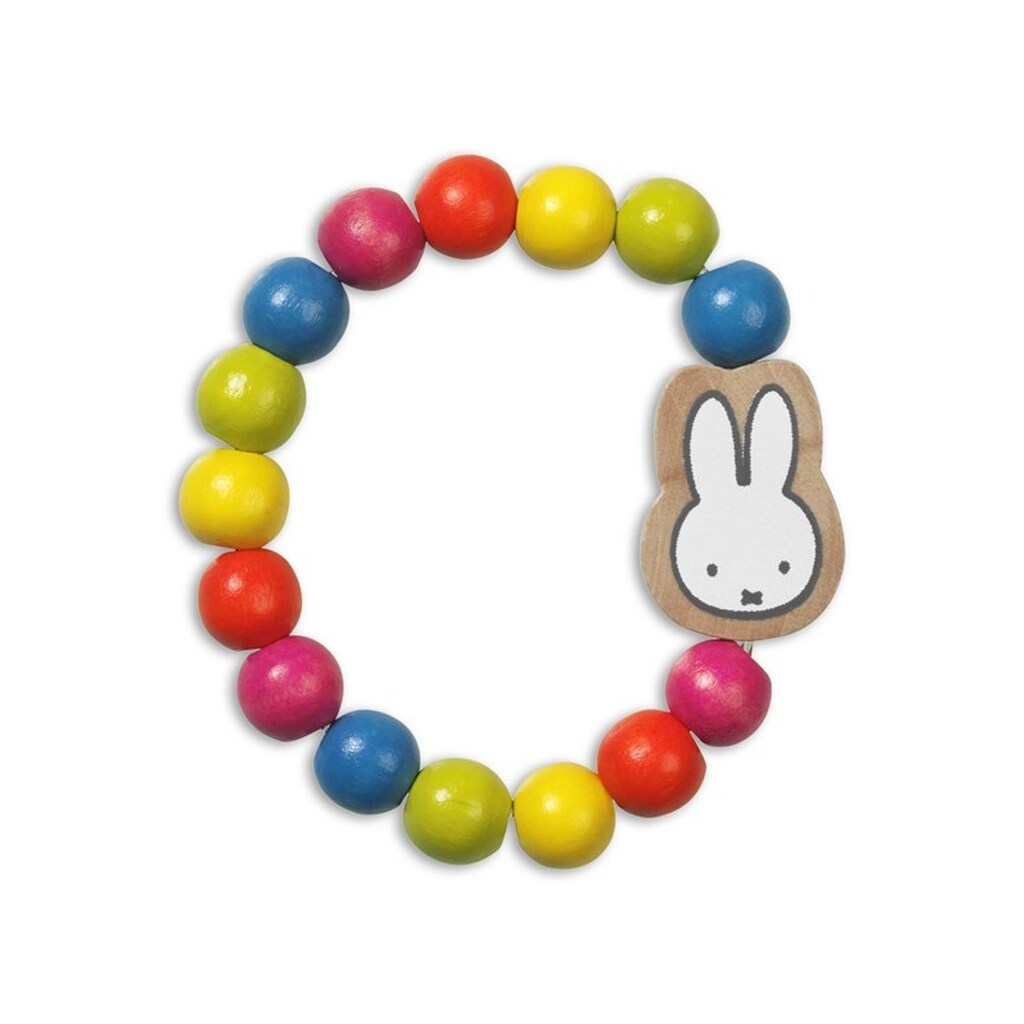 Bambolino Toys Wooden Bead Bracelet Miffy