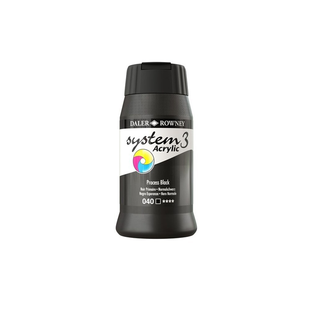 Daler-Rowney System3 500 ml Process Black