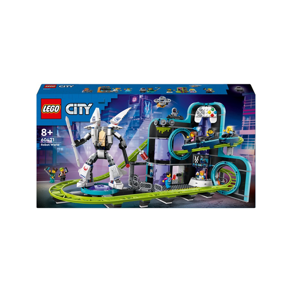 LEGO City 60421 Robot World rutsjebanepark