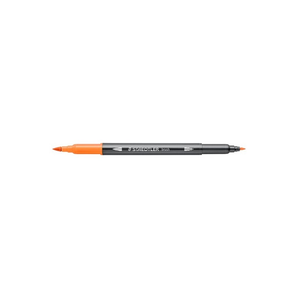 Staedtler STAEDTLER AKVA BRUSH PEN LYS ORANGE, ÆSKE 10 STK
