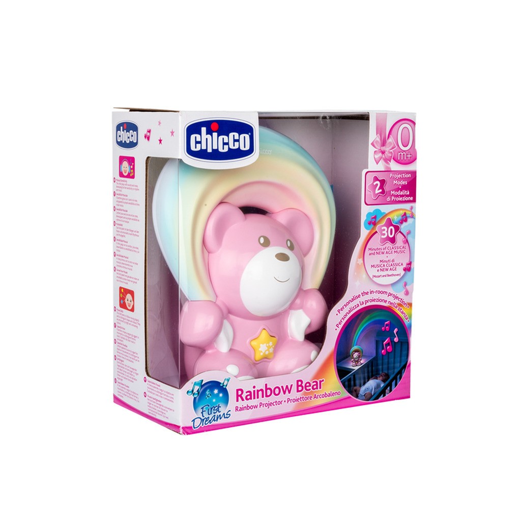 Chicco Rainbow Bear pink