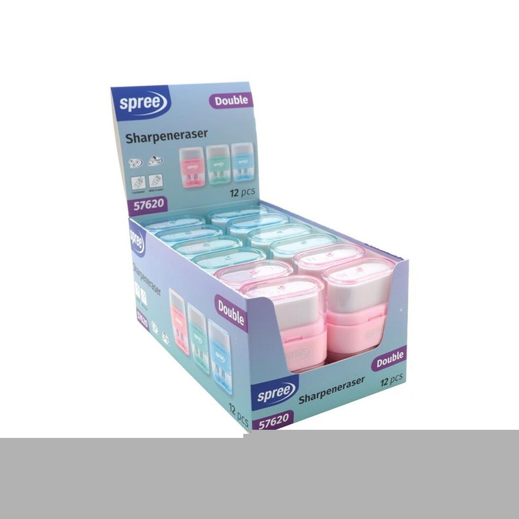 SPREE Blyantspidser/viskelæder 1 stk.