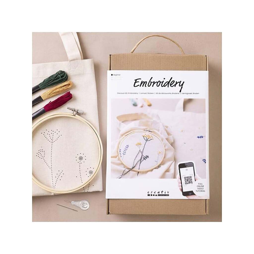 Creativ Company DIY Kit - Starter Craft Kit Embroidery (970851)