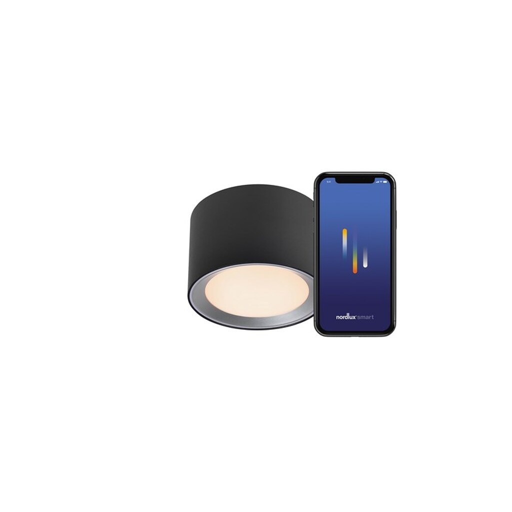 Nordlux Landon Smart Loftlampe, 2700-6500K, Sort