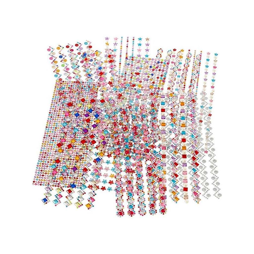 Creativ Company Rhinestone Designs 2-10mm 12 Sheets