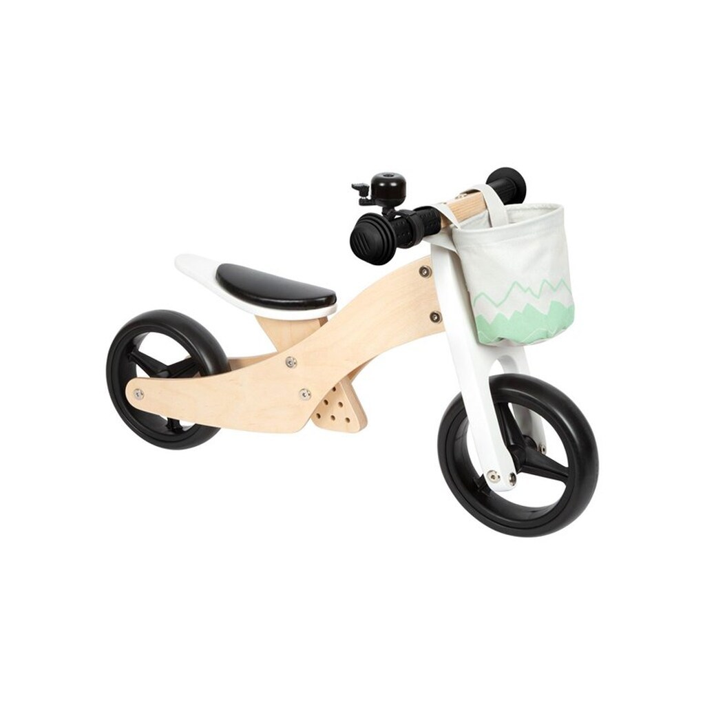 Small Foot - Wooden Training Tricycle/Balance Bike 2in1 Sage Green