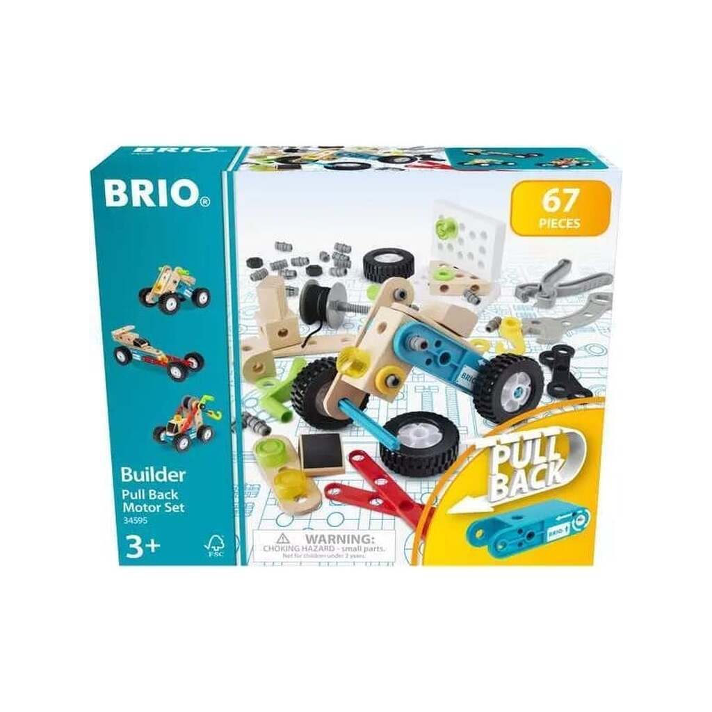 Brio 34595 Builder Pull back-motorsæt