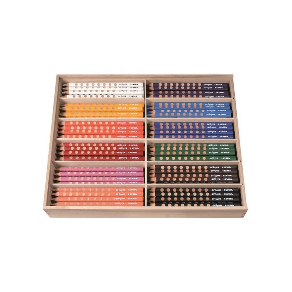 Lyra Groove Wooden Case 144 pcs