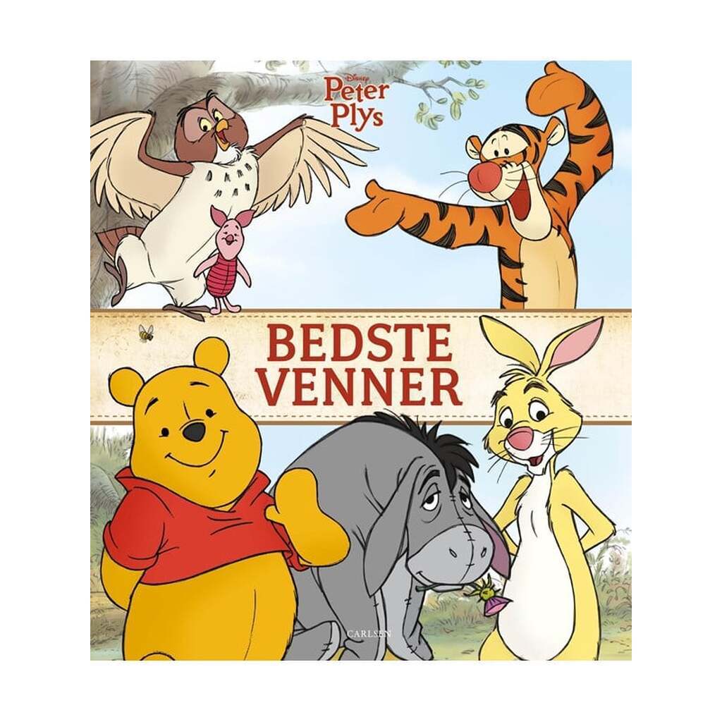Peter Plys - Bedste venner - Børnebog - Hardcover