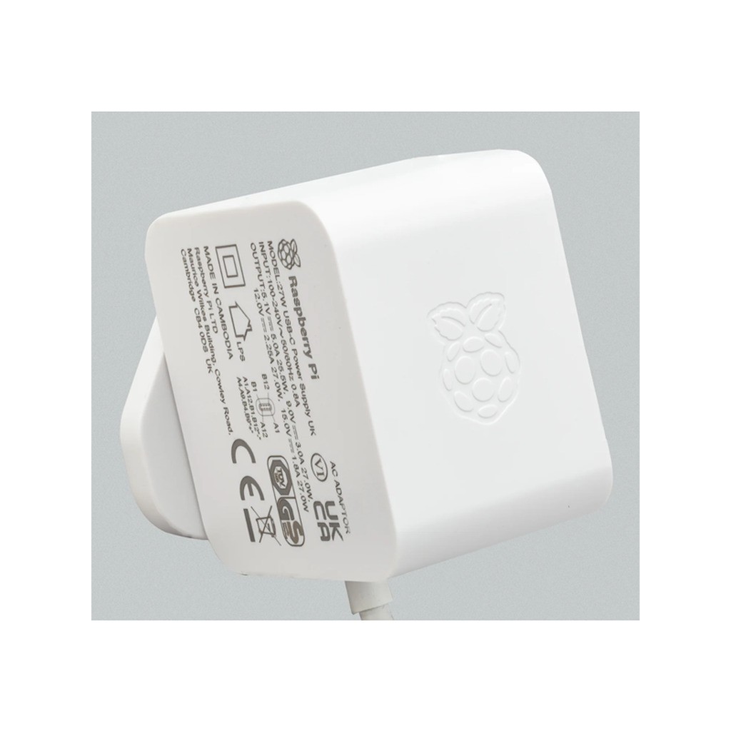 Raspberry Pi 5 Powersupply - USB-C - White