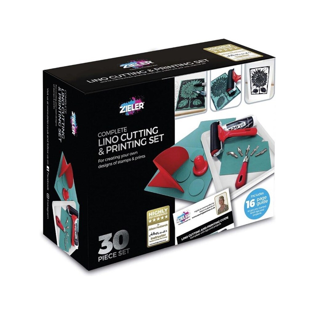 Zieler Linoliumstryk. Starter sæt 30 del