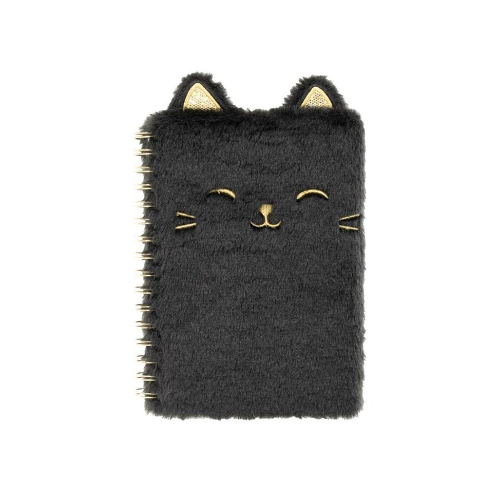 Tinka NOTESBOG PLYS KAT SORT A5