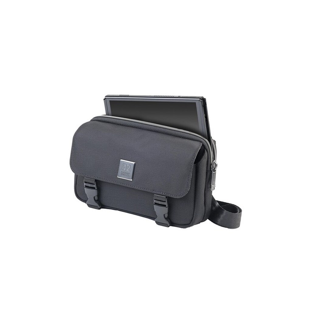 BigBen Interactive Official Horizontal Bag - Black (Nintendo Switch 2/Nintendo Switch) - Miscellaneous Tilbehør til spillekonsol - Nintendo Switch