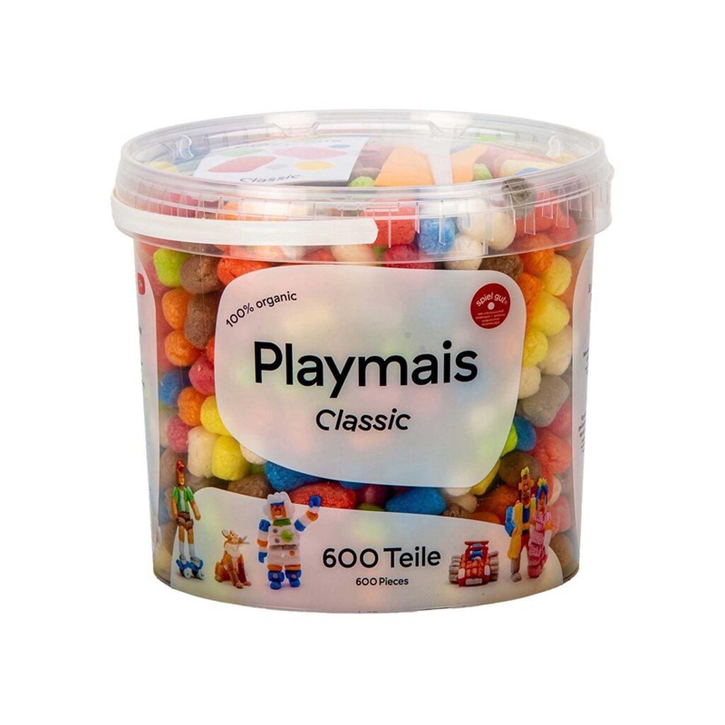 PlayMais - Classic Basic Bucket - 600 pcs.