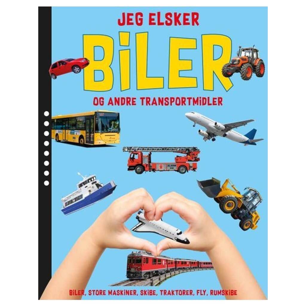 Jeg elsker BILER - Børnebog - Hardcover