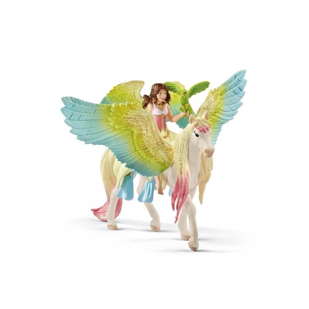 Schleich Fe Surah med glimmer Pegasus