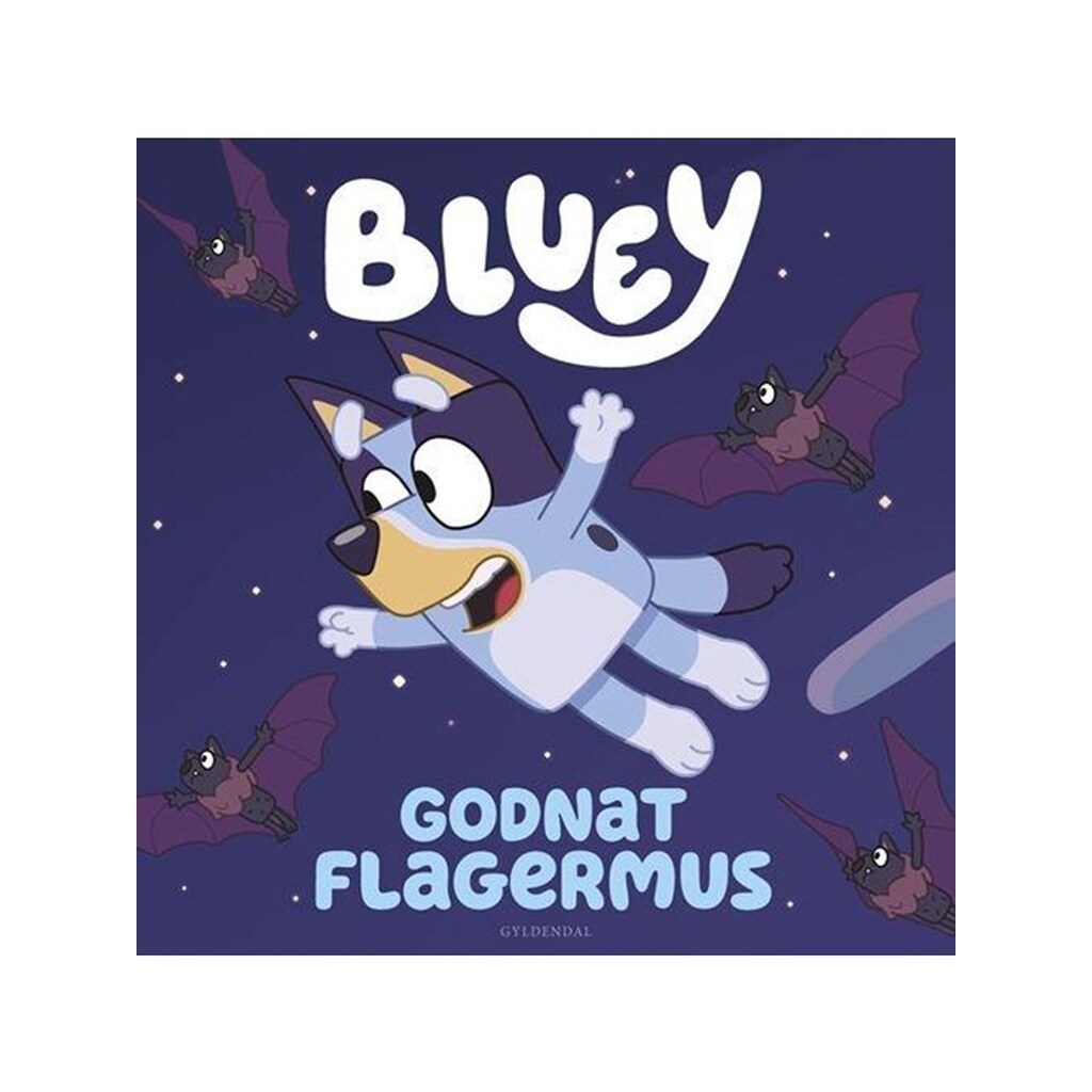 Bluey - Godnat flagermus - Børnebog - Hardcover