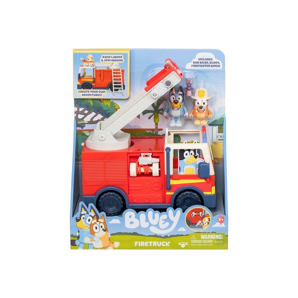Bluey legesæt med brandbil