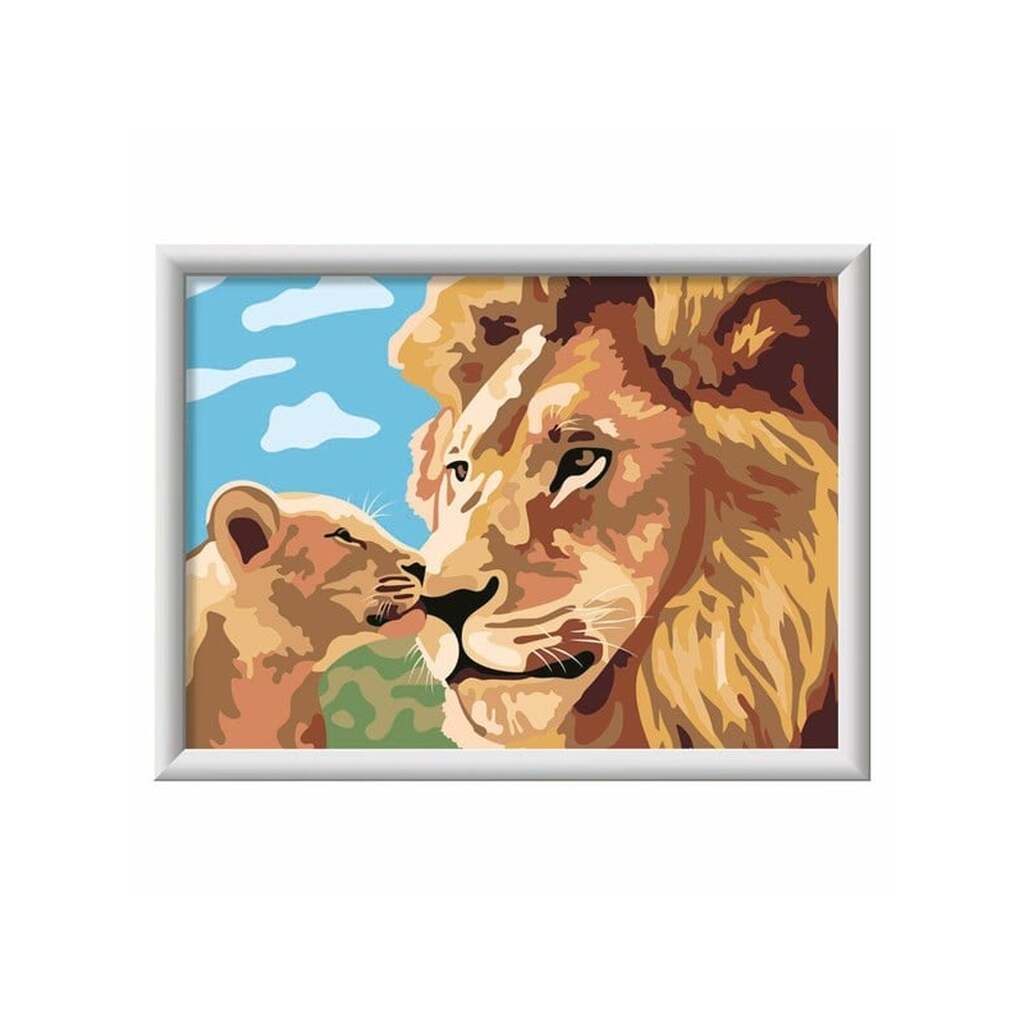 Ravensburger CreArt Paint by Numbers - Lion and Cub