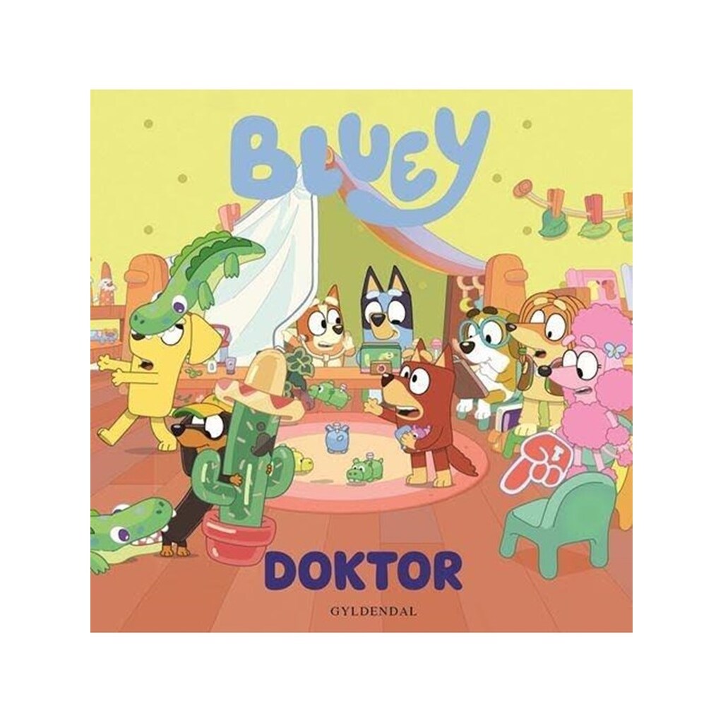 Bluey - Doktor - Børnebog - Papbog