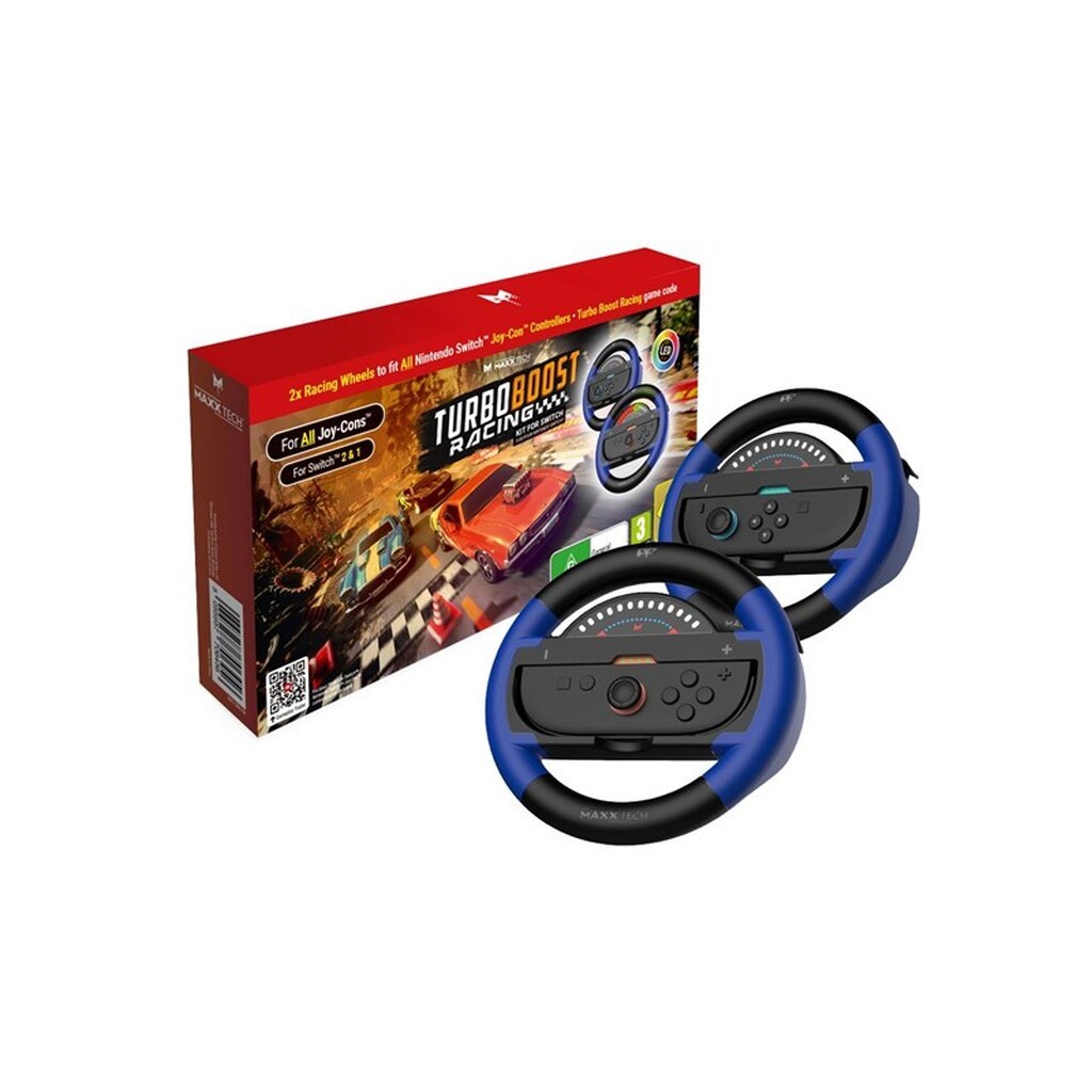 MAXX TECH Turbo Boost Racing Kit - Wireless Wheel - Nintendo Switch 2