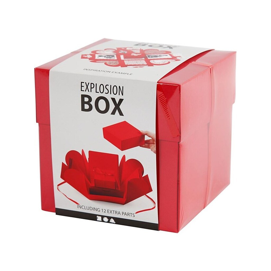Creativ Company Explosion box - Red