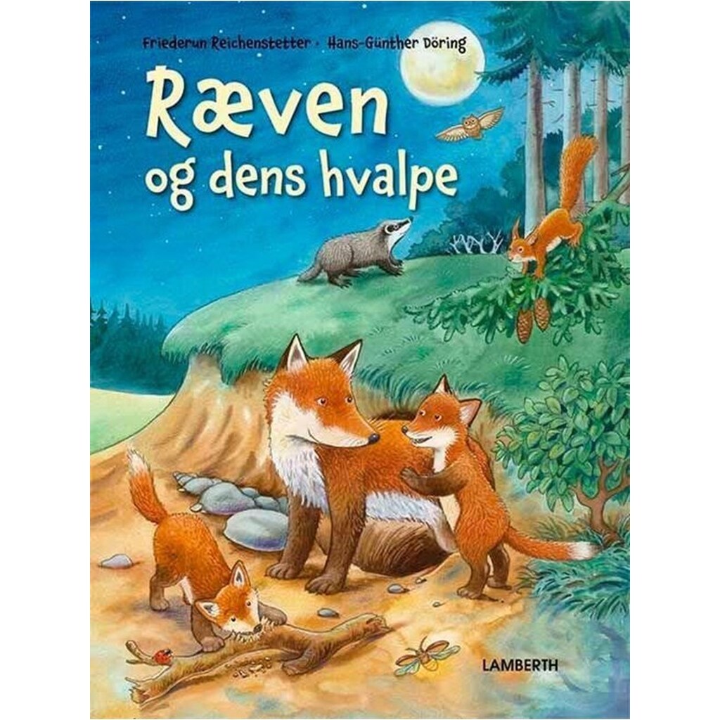 Ræven og dens hvalpe - Børnebog - hardcover
