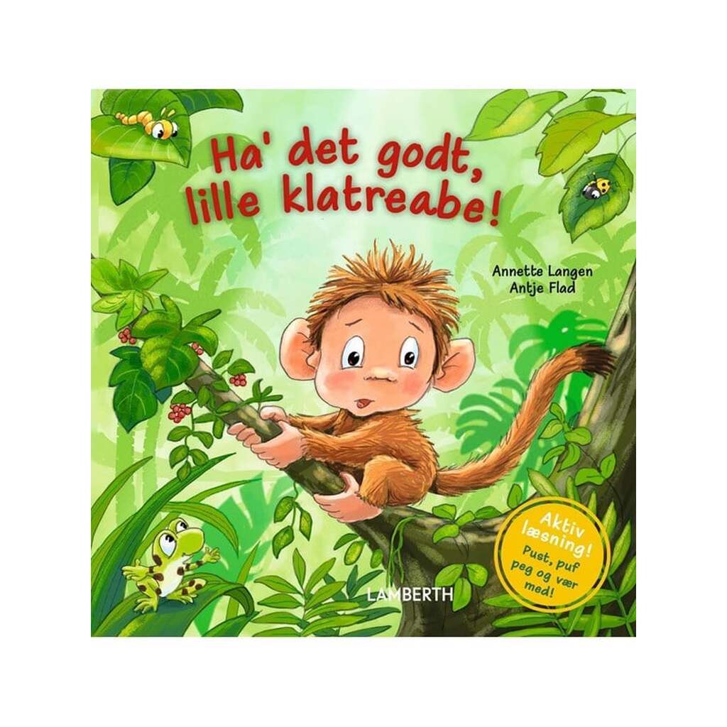 Ha&apos; det godt lille klatreabe! - Børnebog - Papbog