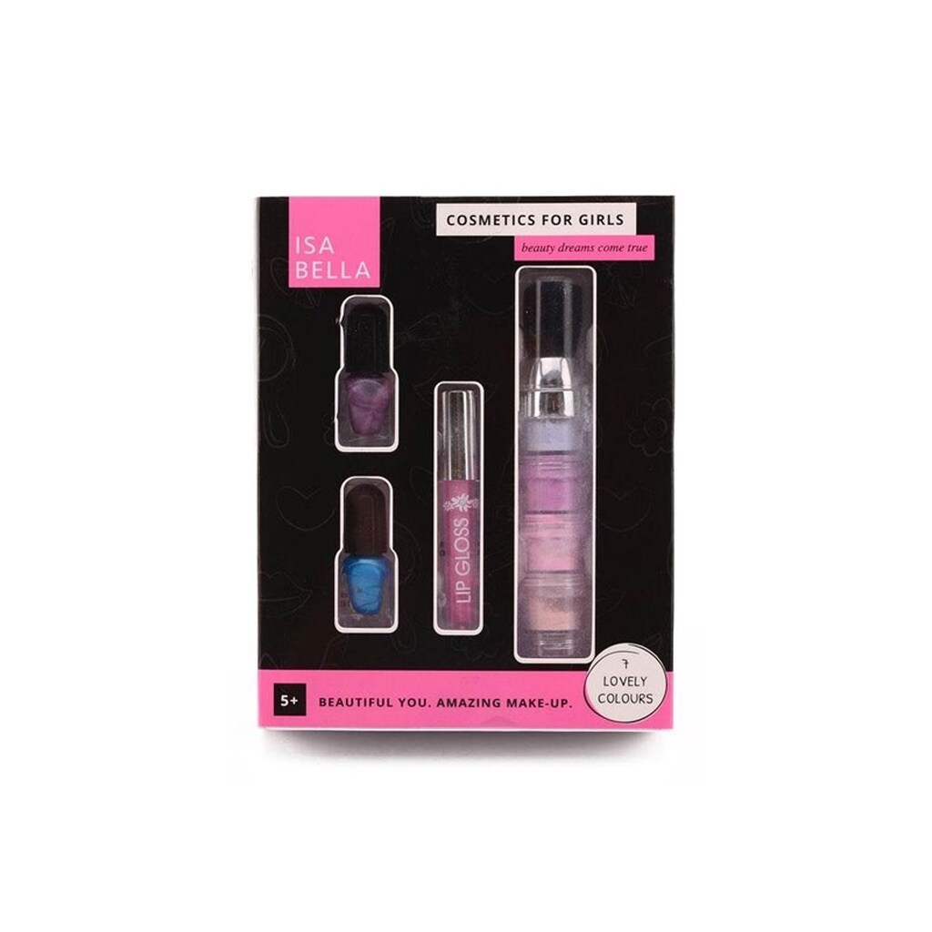 Johntoy - Isabella Rouge Lip Gloss &amp; Nail Polish Set