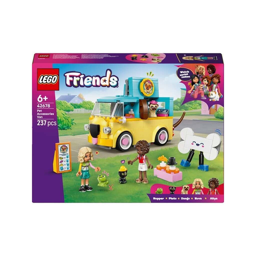 LEGO Friends 42678 Vogn med kæledyrs-accessories