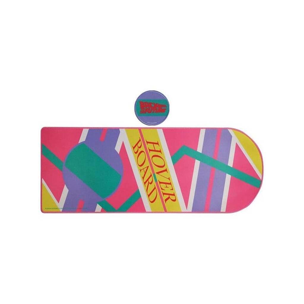 FaNaTtik Back to the Future XL Hoverboard Desk Pad and Coaster Set