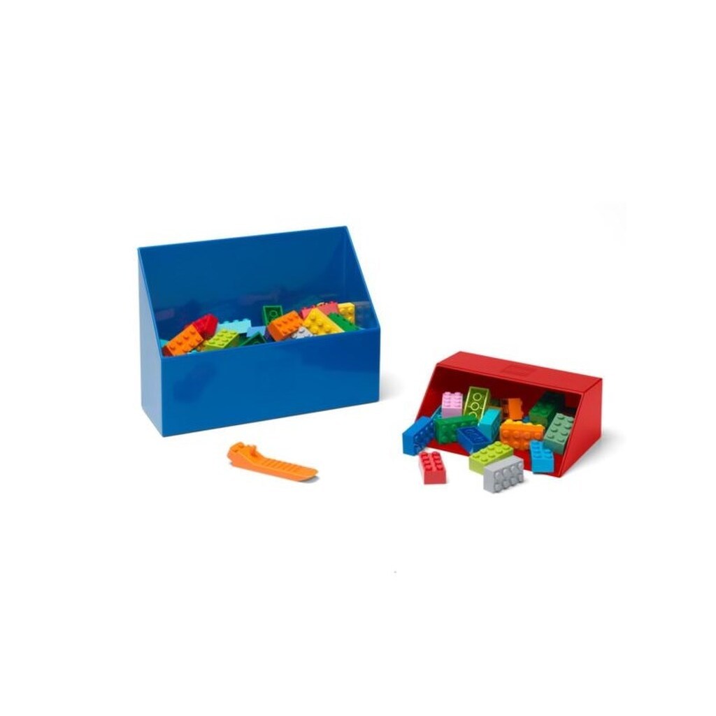 LEGO BRICK SCOOPER SET (2pcs) - BLUE and RED