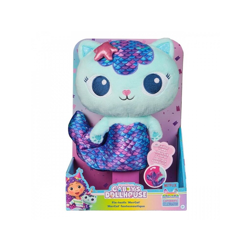 Gabby&apos;s Dollhouse Deluxe Plys Havkat 25cm